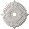 Ekena Millwork Attica PVC Medallion (Canopies up to 7 3/4"), 22"OD x 3 1/2"ID x 1"P, UltraCover Satin Blossom White CMP22ATGBW - alternate 1